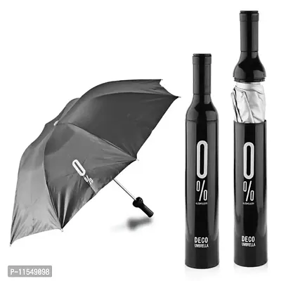 Mbuys Mall Water Bottle Umbrella, Wine Bottle Umbrella Creative Folding Umbrella UV Prevent Umbrella (Multicolor-Pack of 1)-thumb3