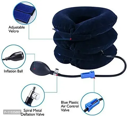 Mbuys Mall Air Pillow Massage Air Cervical Neck Traction for Chronic Neck Comforter massageador Neck disc herniation Soft Brace Device-thumb2