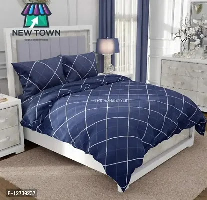 NEWTOWN Elastic Fitted Bedsheet-thumb0