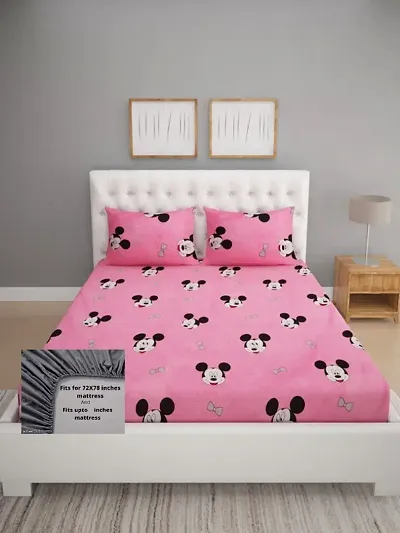 3D Printed Poly Cotton Double Bedsheets