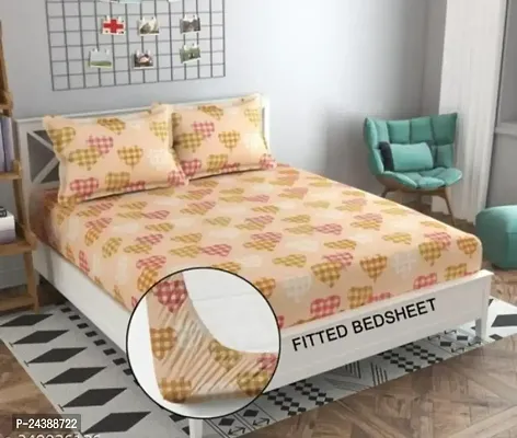 Stylish Double Bedsheets with Pillow Covers-thumb0