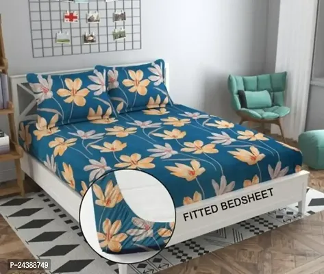 Stylish Double Bedsheet with Pillow Covers-thumb0