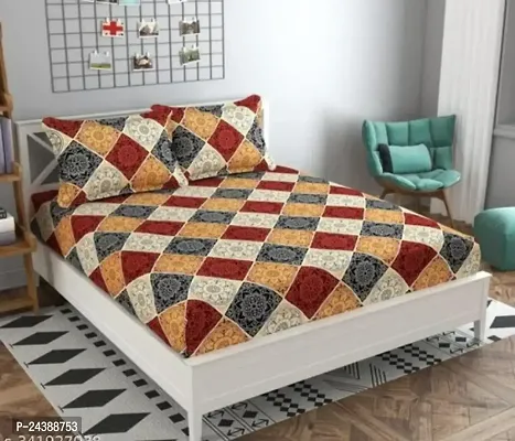 Stylish Double Bedsheet with Pillow Covers