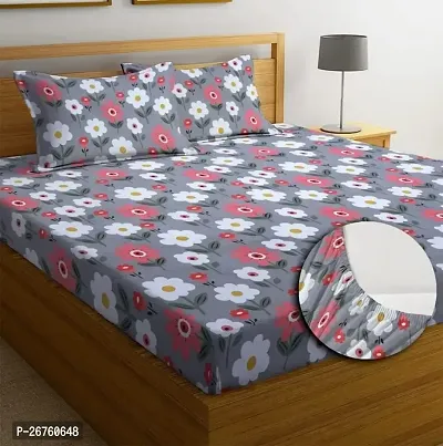 Classic Cotton Printed Bedsheet with Pillow Covers-thumb0