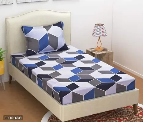 1 single bedsheet with 1 pillow cover