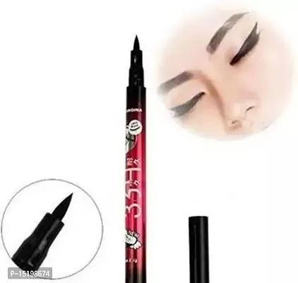 Professional Black 36H Eyeliner Pen Waterproof Eye Liner Pencil Pen Pack Of 1