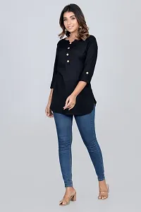 Women Beautiful Tops  Tunic Black-thumb2