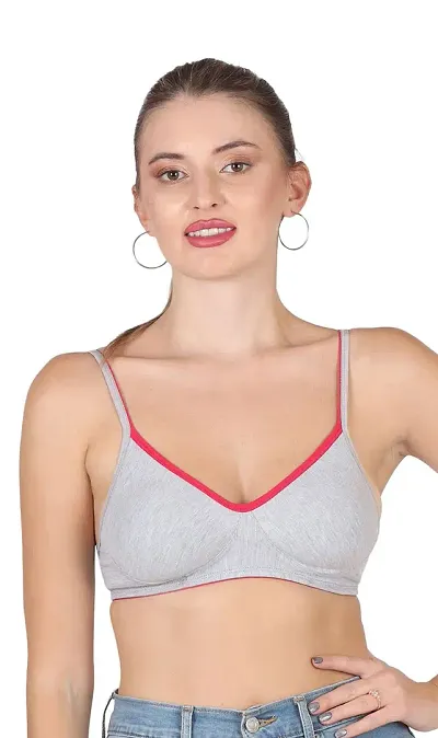 AAVOW Non Padded Non Wired Cotton-Blended Everyday Bra Pak of 1