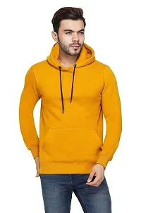 savsons Plain Color Hoodie: Simple, Yet Timeless and Stylish in Solid Colors Mustard-thumb1