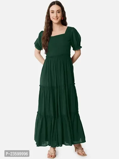 Classic Georgette  Maxi Length Western Wear For Women-thumb4