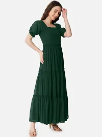 Classic Georgette  Maxi Length Western Wear For Women-thumb4