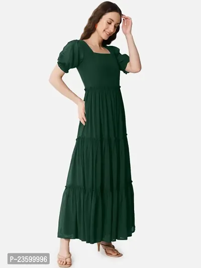 Classic Georgette  Maxi Length Western Wear For Women-thumb5