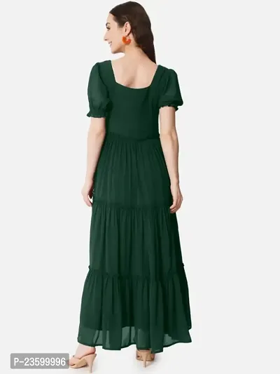 Classic Georgette  Maxi Length Western Wear For Women-thumb3