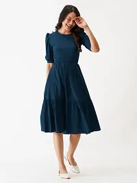 Women Fit and Flare Dress-thumb2