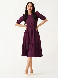 Women Fit and Flare Dress-thumb3