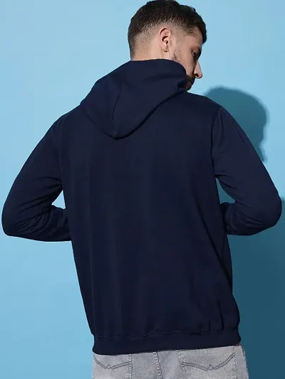 Men's Solid Full Zip Up Hoodie Classic Hooded Zipper Sweatshirt Cotton  Unisex