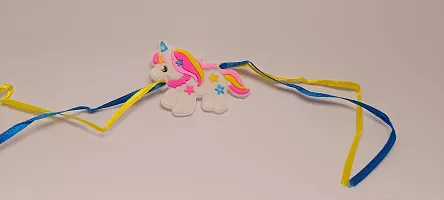 Unicorn Rubber Rakhi For Kids Pack Of 1-thumb1