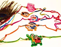 Dora, Sin chan, Pepa Pig, Motu Patlu, Bheem cartoon rakhi for Kids-thumb1