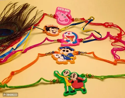 Dora, Sin chan, Pepa Pig, Motu Patlu, Bheem cartoon rakhi for Kids