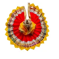 Combo of 2 Rakhi with Bracelet and Ladoo Gopal Singar Dress-thumb4