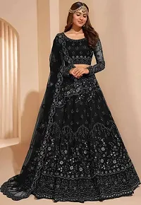 Stylish Net Embroidered Lehenga Choli for Women-thumb2