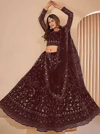 Stylish Net Embroidered Lehenga Choli for Women-thumb4