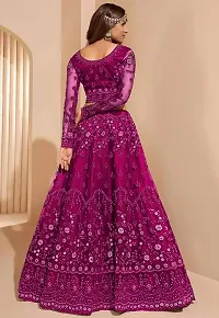 Stylish Net Embroidered Lehenga Choli for Women-thumb1