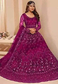 Stylish Net Embroidered Lehenga Choli for Women-thumb4