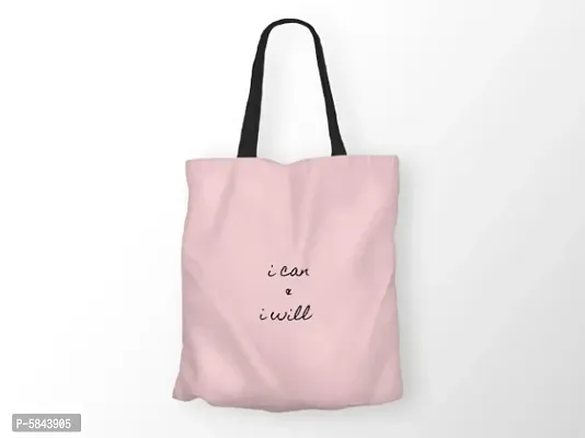 Be Good To Yourself Printed Canvas Tote Bag-thumb0