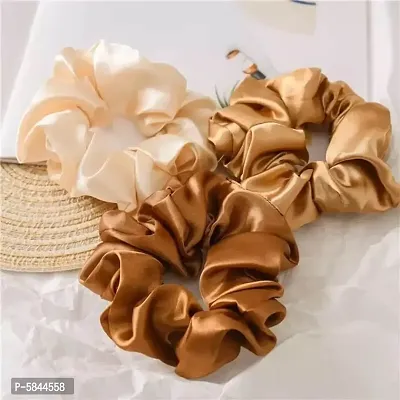 Hair Silk scrunchies set for 3-thumb0