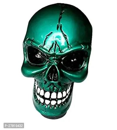 Skull Manual Automatic Gear Shift Knobs (Green) For Mitsubishi Lancer-thumb0