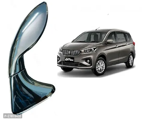 Premiium Quality Front Side Fender Angle View Sport Bonnet Blind Mirror For Maruti Suzuki Ertiga 2018 Model Black Color Left Side Only-thumb0