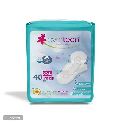 Everteen XXL Sanitary Napkin Pads with Cott Sanitary Pad (Pack of 40)-thumb0