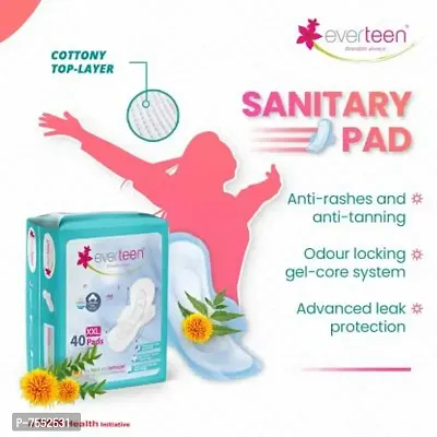 Everteen XXL Sanitary Napkin Pads with Cott Sanitary Pad (Pack of 80)-thumb3