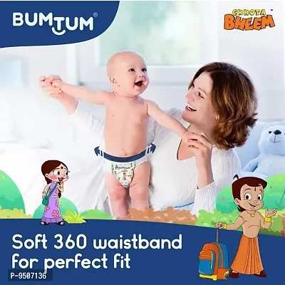 Bumtum Chhota Bheem Premium Baby Pull-Up Diaper Pants Small 4-8Kgs 78 Pcs-thumb5