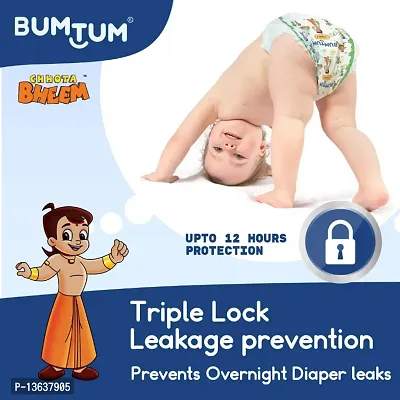 BUMTUM Chota Bheem Baby Diaper Pants with Leakage Protecti - L  (56 Pieces)-thumb5