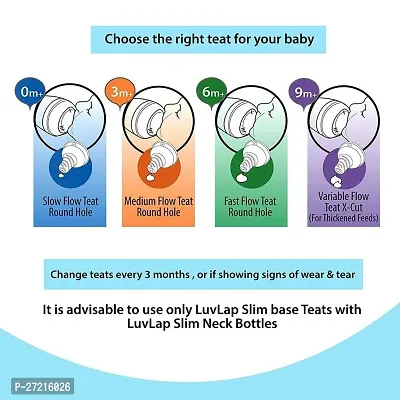 LuvLap Anti-Colic Wide Neck Natura Flo Baby Feeding Bottle, 250ml, New Born/Infants/Toddler Upto 3 Years, BPA Free-thumb5