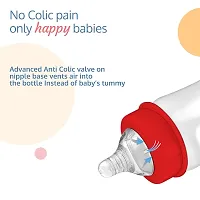 LuvLap Anti-Colic Wide Neck Natura Flo Baby Feeding Bottle, 250ml (Pack of 2), New Born/Infants/Toddler Upto 3 Years, Stars, BPA Free-thumb3