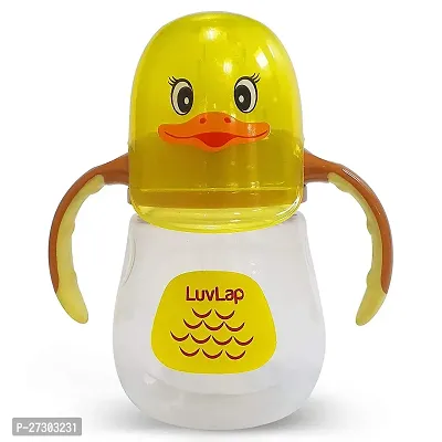 LuvLap Naughty Duck Sipper, Soft Silicone spout, Anti-Spill, Colour, 225ml, 6m+