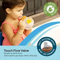 LuvLap Naughty Duck Sipper, Soft Silicone spout, Anti-Spill, Colour, 225ml, 6m+-thumb3