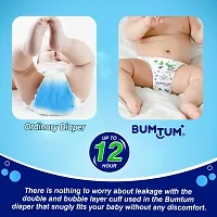 Bumtum Baby Diaper Pants, Small Size 78 Count, Double Layer Leakage Protection Infused With Aloe Vera, Cottony Soft High Absorb Technology (Pack of 1)-thumb2