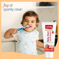LuvLap Naturals 100% Natural Baby Toothpaste 50G, Strawberry Flavour, SLS  Fluoride Free Kids Toothpaste, Removes Plaque, Prevents Bacteria, Ensures White Teeth, Neutral Ph, 12M+-thumb4
