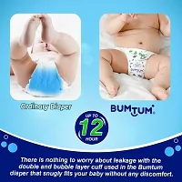 Bumtum Baby Diaper Pants, Medium Size, 72 Count, Double Layer Leakage Protection Infused With Aloe Vera, Cottony Soft High Absorb Technology-thumb4