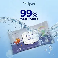Pure Water Soft Moisturizing Wet Wipes  (Pack of 1, 72 Pcs)-thumb2