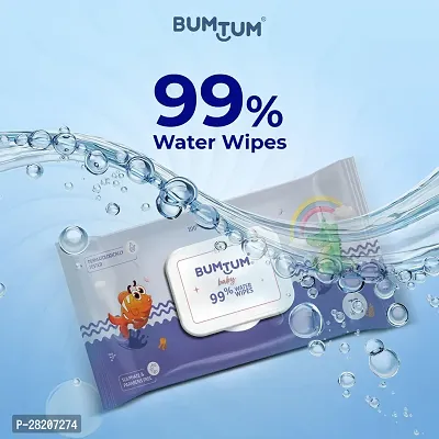 Pure Water Soft Moisturizing Wet Wipes  (Pack of 1, 72 Pcs)-thumb3