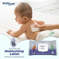 Pure Water Soft Moisturizing Wet Wipes  (Pack of 2, 72 Each)-thumb2
