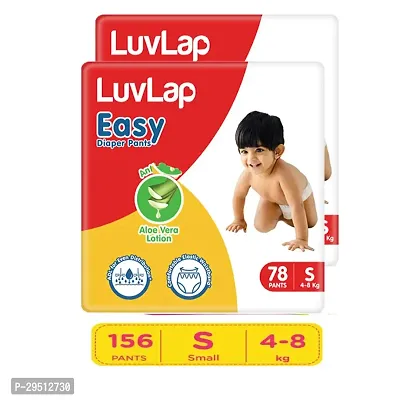 LuvLap Easy Diaper Pants, small, Pack of 156, For Babies Upto 4-8Kg Pack of 2