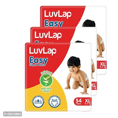 LuvLap Easy Diaper Pants, Extra Large 162Pcs, For Babies Upto 12-17 Kg Pack of 3