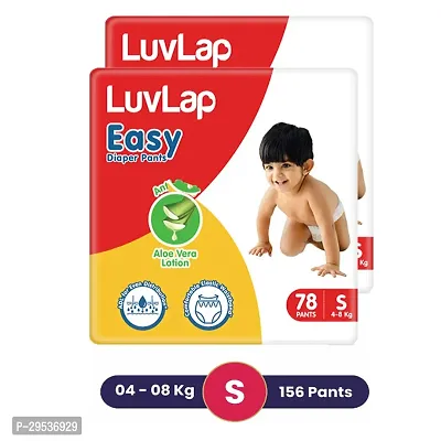 LuvLap Easy Diaper Pants, Small, Pack of 156, For Babies Upto 4-8kg-thumb0