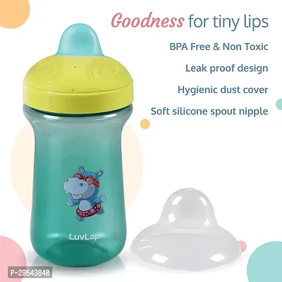 LuvLap Happy Hippo Hard Spout Sipper for Infant 300ml-thumb4